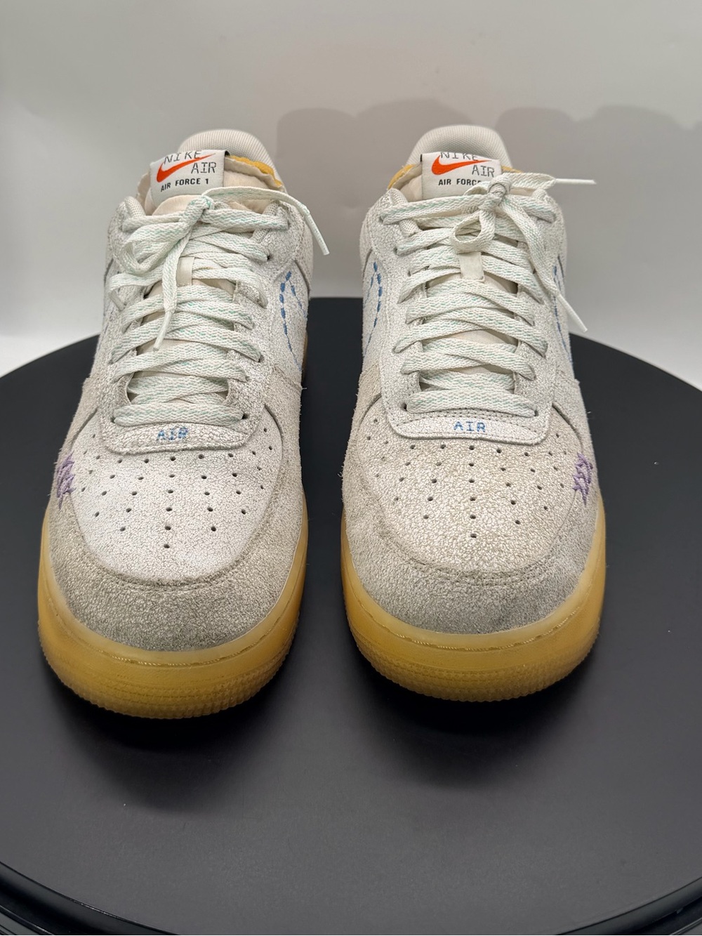 Nike Air Force 1 distressed shoes